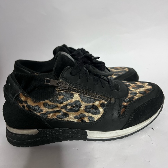 PS Poelman Velvet Leopard Accent Sneakers - Picture 4 of 10